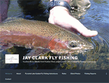 Tablet Screenshot of jayclarkflyfishing.com